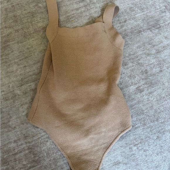 abercrombie and fitch square neck ribbed bodysuit size small - Picture 2 of 3